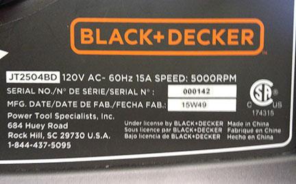 Black Decker Portable Table Saws Made by Rexon Recalled Due to